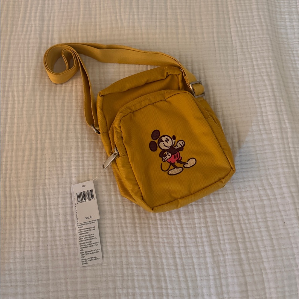 Mickey Mouse Genuine Mousewear Embroidered Crossbody Bag